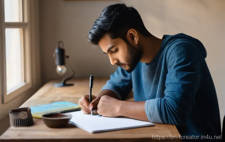 창의성 개발을 위한 도전 과제 - Image Prompt 1: Focused Creator in a Digital World**